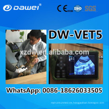 Portátil LCD VET Digital portátil de ultrasonido para la prueba de embarazo de vaca 2017